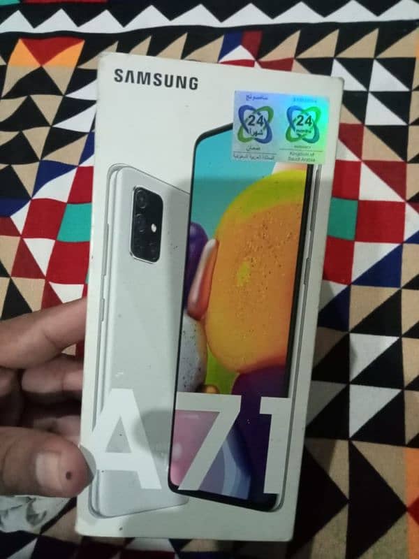 Galaxy A71 sale exchange. 03017911150 1