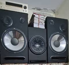 dds Japan good condition dac 2 speaker 15 inch with pioneer basher