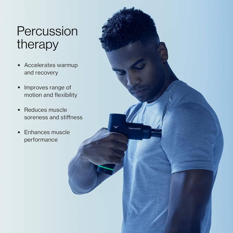 Hyperice Hypervolt GO - Deep Tissue Percussion Massage Gun Pain Relief 5