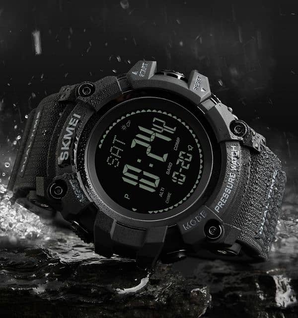 SKMEI Tactical Watch With Pedometer, Barometer, Thermometer, Altimeter 13