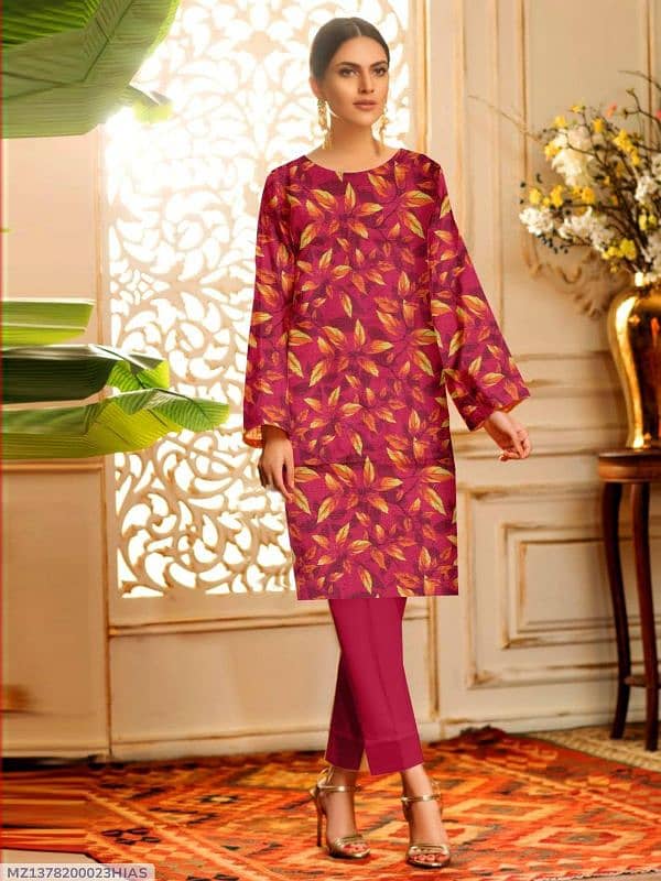 Woman New Printed Design Suit 1