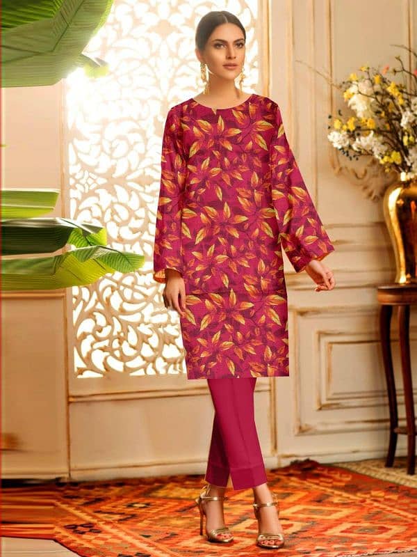 Woman New Printed Design Suit 3