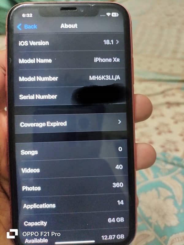 iPhone XR 64gb lla model bh 84% jv 0