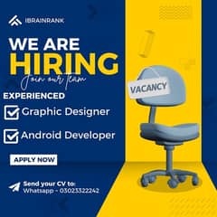 android developer and graphic designer need