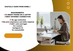 Digitally earn from home