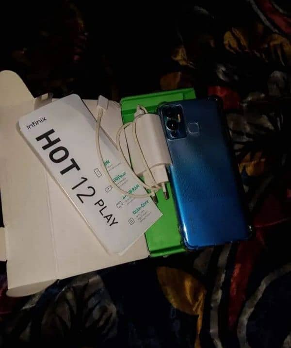 infinix hot 12 play just box open 0