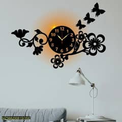 Flower Design Clock