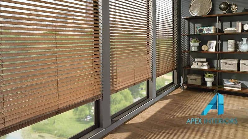 Roller, Blackout, Sunscreen, Zebra, Wood, Vertical, Aluminum Blinds 3