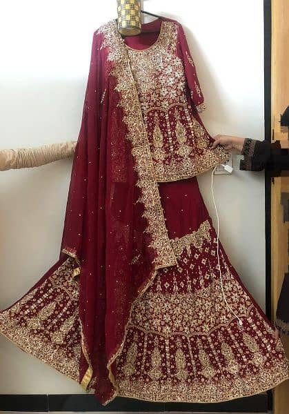 Bridal red lehanga 0