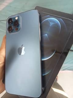 I phone 12 pro max Dull phayscil aprov 256gb HK 80 BH Box lead