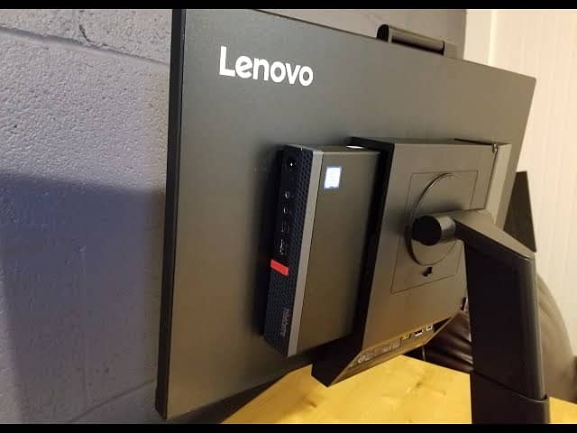 Lenovo 9th gen mini PC with Lenovo Bezel less 24 inch LED 2