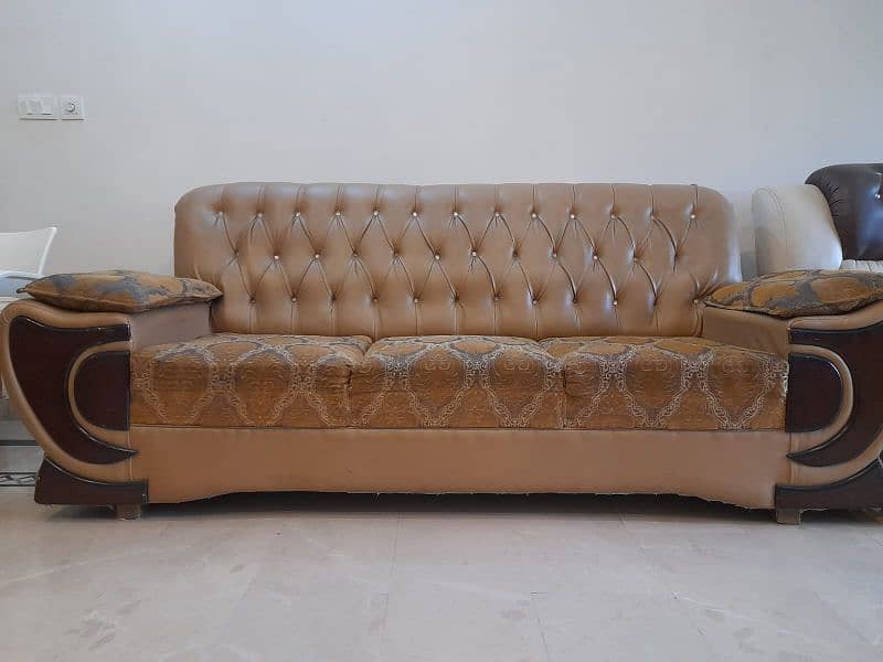 6 Seater sofa set Home used 4