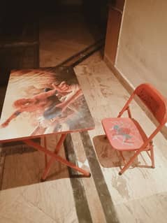 Spiderman table chair set