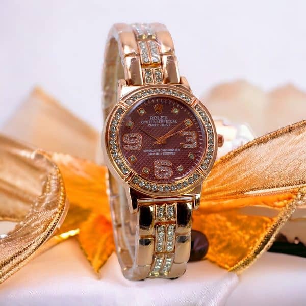 Rolex Quartz Luxurious Watches For Girls 1