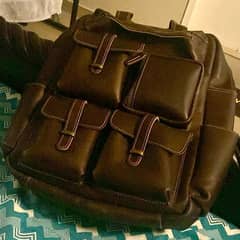 Unused leather bag for sale