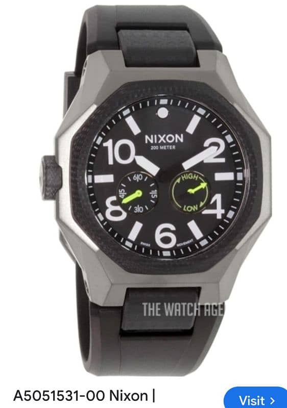 Nixon Tangent gunmetal men's watch 3