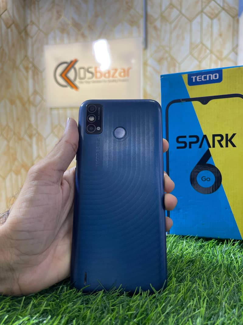 Tecno Spark 6 go 4gb Ram 64gb Storage With Box 0