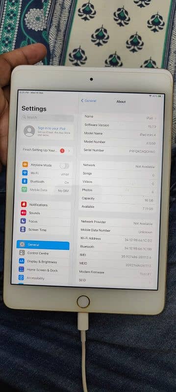 iPad Apple tab mini 4 PTA approved 16GB never open 2