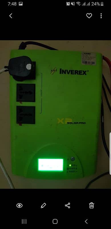 inverex XP Solar inverter 840 Watts ups 0