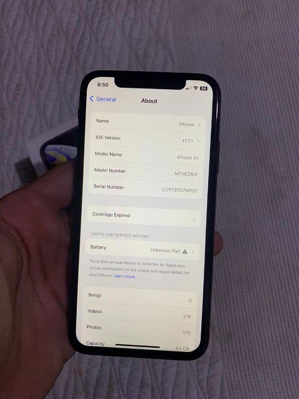 iphone xs 64 duwal PTA proved face id ok tone tone ok health 88 6