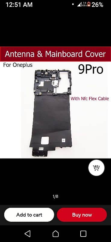 oneplus 9 pro Front cam-fingerprint-frame with buttons-strips-for sale 0