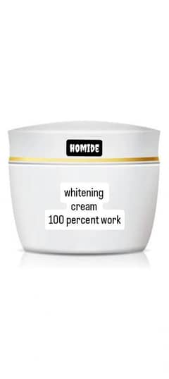 whitening cream