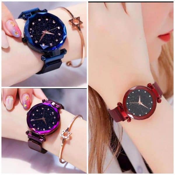 Classy Magnet Chain Elegant Women Wrist Watch 0