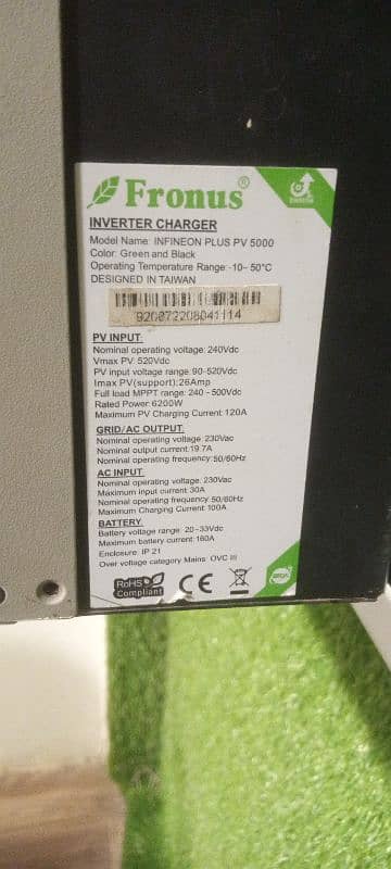 5000pv inverter fronus 4.2kw 24vol 1