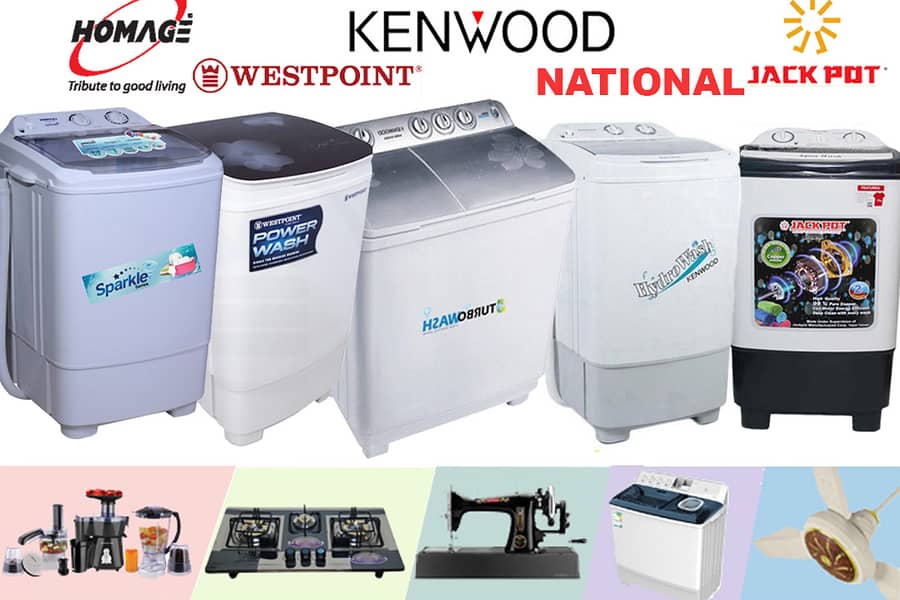 NATIONAL WASHING MACHINE, DRYER, SPINNER |KENWOOD, HOMEAGE, WESTPOINT 0