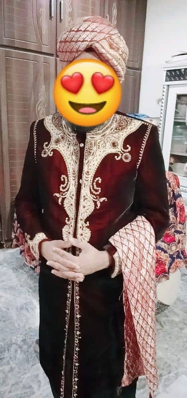 sherwani with kulla 0