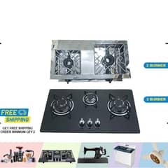 Kitchen Gas Stove / Hob | Burner | NG, LPG Gas | Automatic & Manual