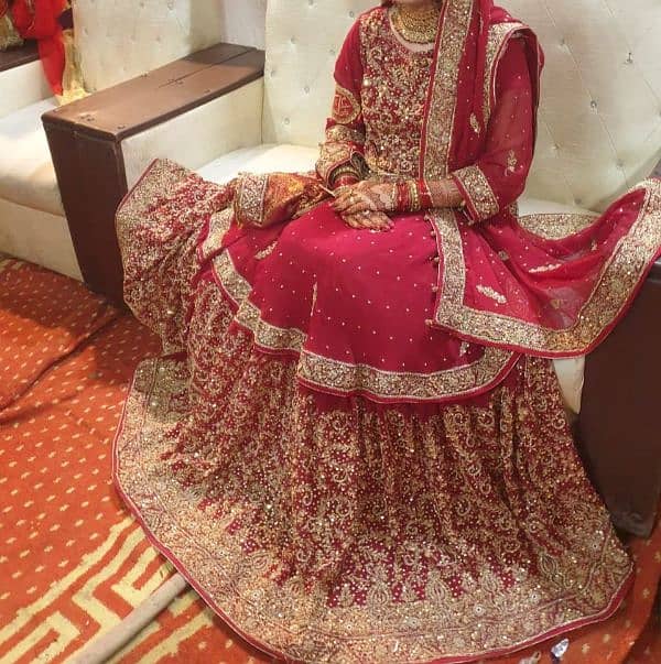 Bridal Lehnga - Medium with Jewelry excellent condition 2