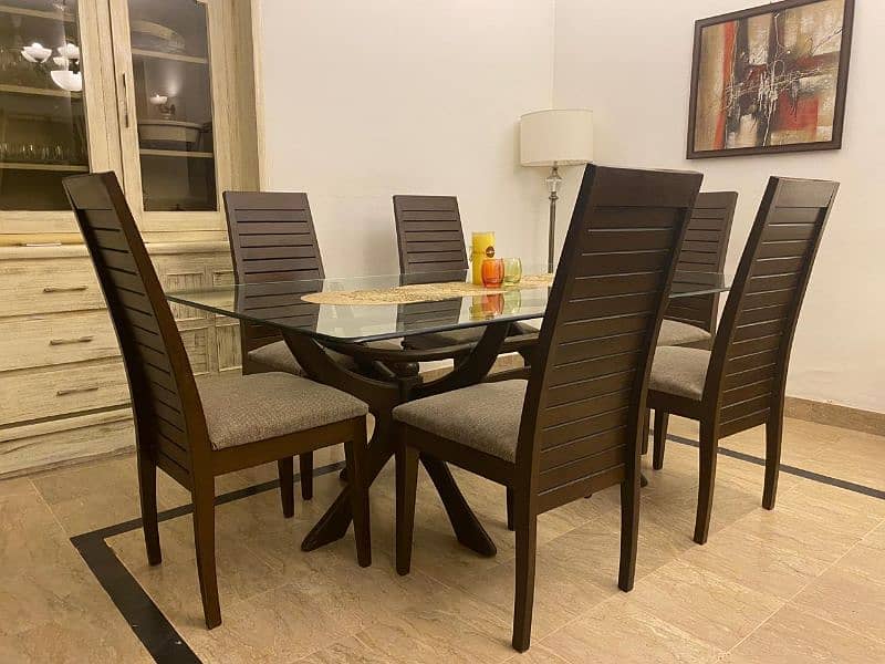 Dining Table with 6 chairs 2