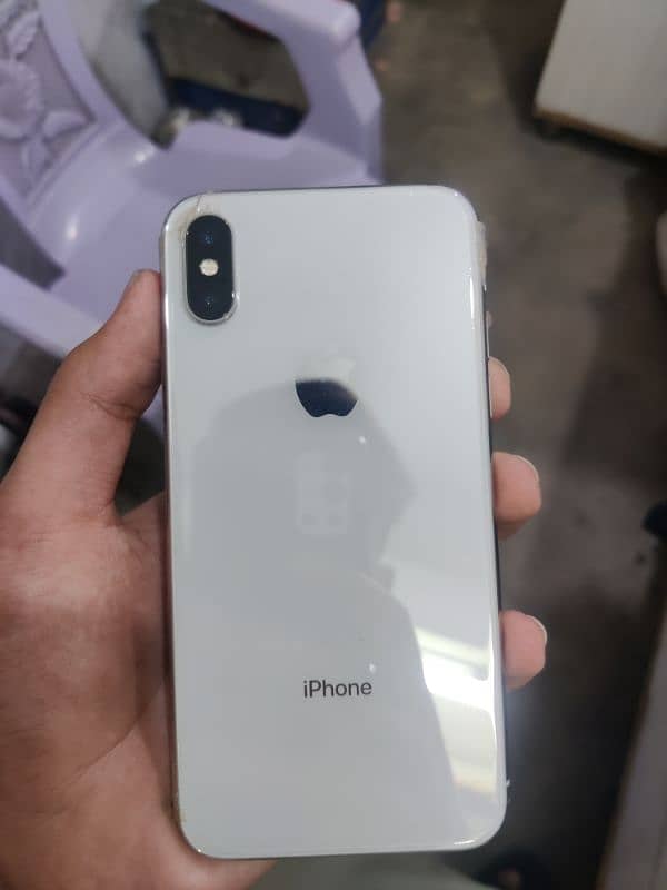 iphone x  256gb clr white factory unlock non PTA 0