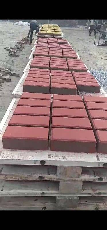 Concrete tuff tiles, bricks, etc. machine 5