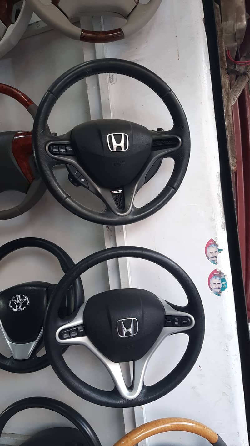 Multimedia steering wheel installation, Speakers, Android panel 10