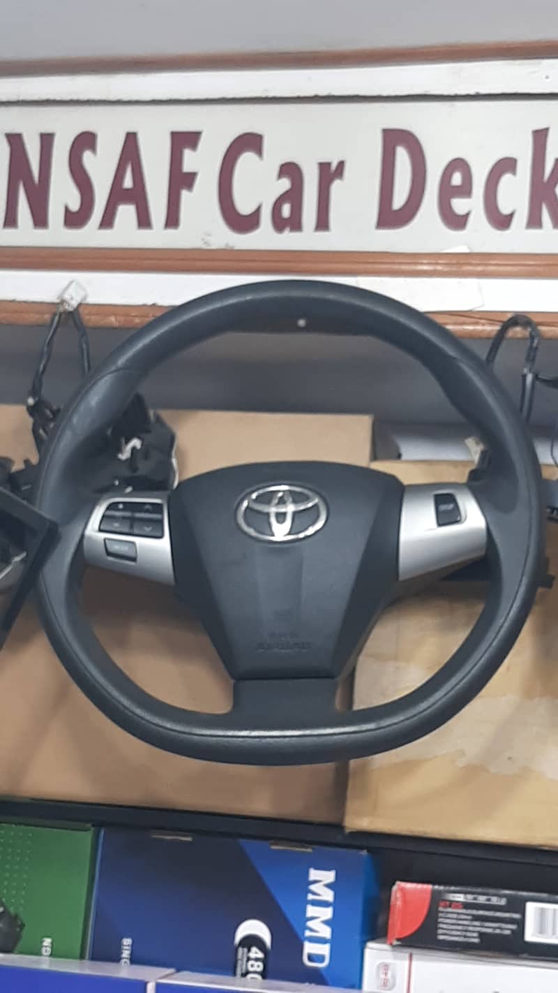 Multimedia steering wheel installation, Speakers, Android panel 11