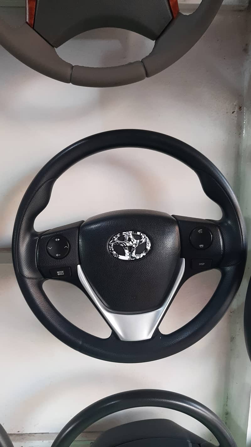 Multimedia steering wheel installation, Speakers, Android panel 12