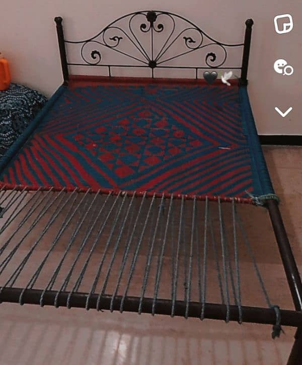 queen size bed pure iron 0