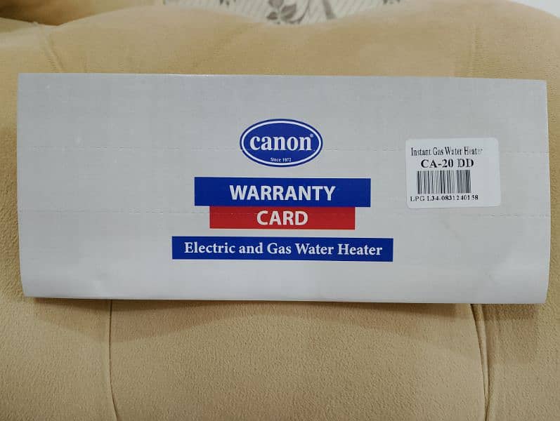 NEW Canon LPG Instant Geyser 10 litre 11