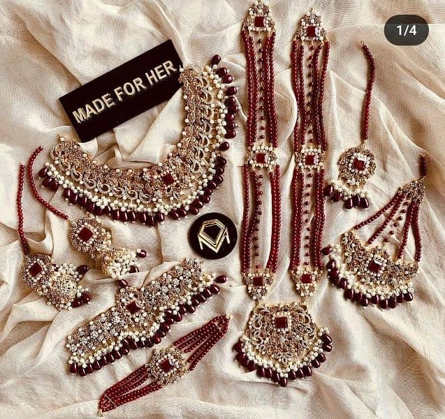 Bridal Jewellery Set | 2 hrs Used Only 0