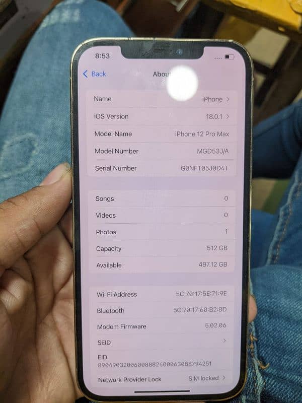 Iphone 12 pro max non pta 512gb 5