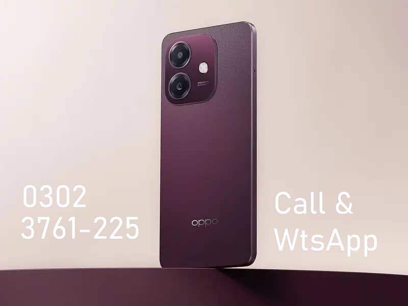 12 Month Warranty Oppo Latest Phone A3X , 4-64 0