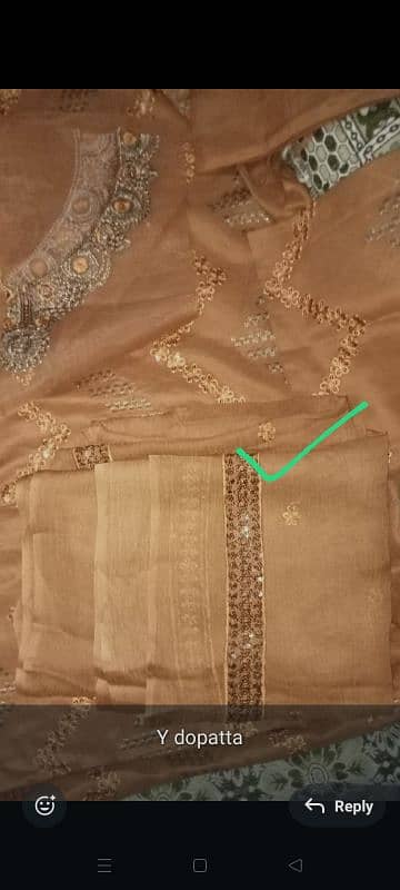 3 piece lieln embroidery suit unstitched 4