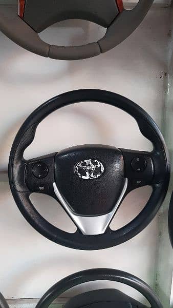 Multimedia steering wheel installation, Speakers, Android panel 15