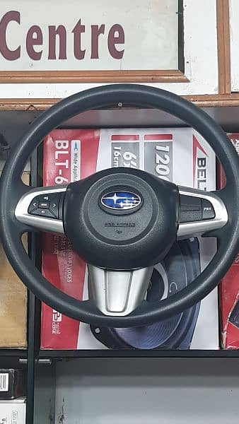 Multimedia steering wheel installation, Speakers, Android panel 17