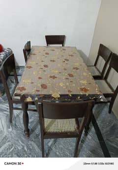 Dining table with chairs