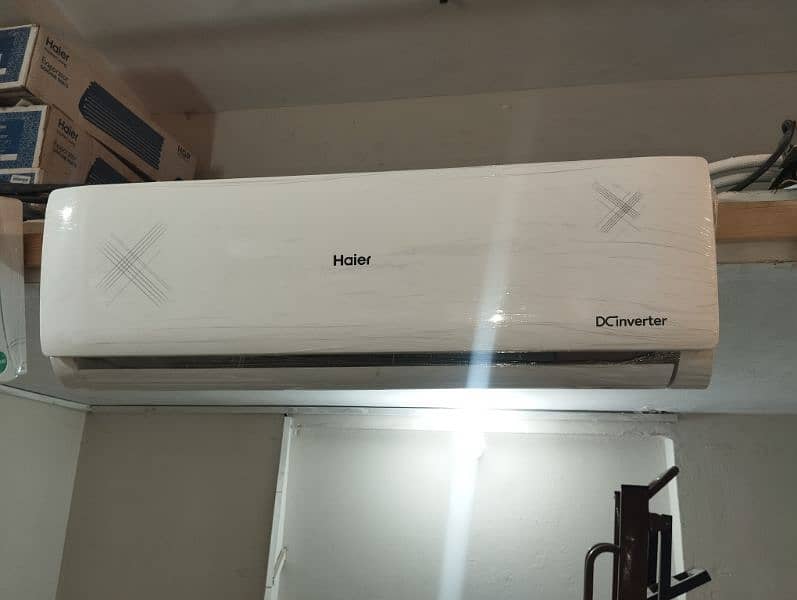 dc inverter ac haier 1 ton 0