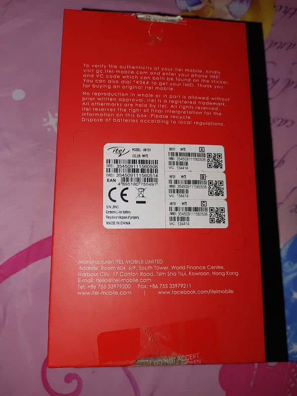 Brand new condition itel Magic 2 9