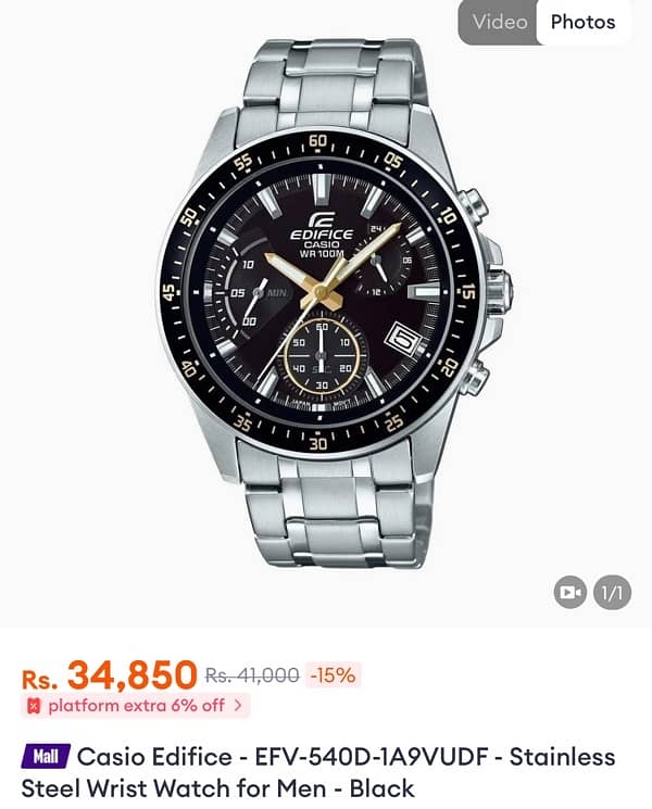 casio edifice efv 540dy 8